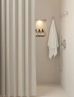 Pleated Shower Curtain