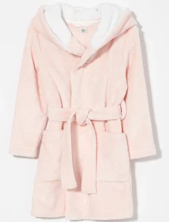 Plush Bathrobe with Cat Ears - Little Girl