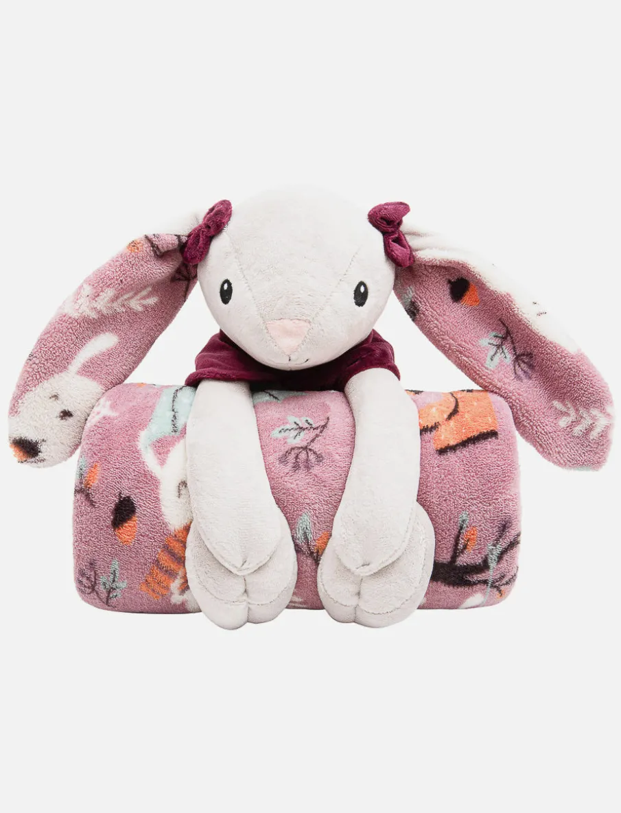 Plush Toy and Throw Set