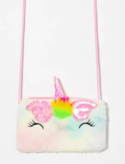 Plush Unicorn Crossbody Bag