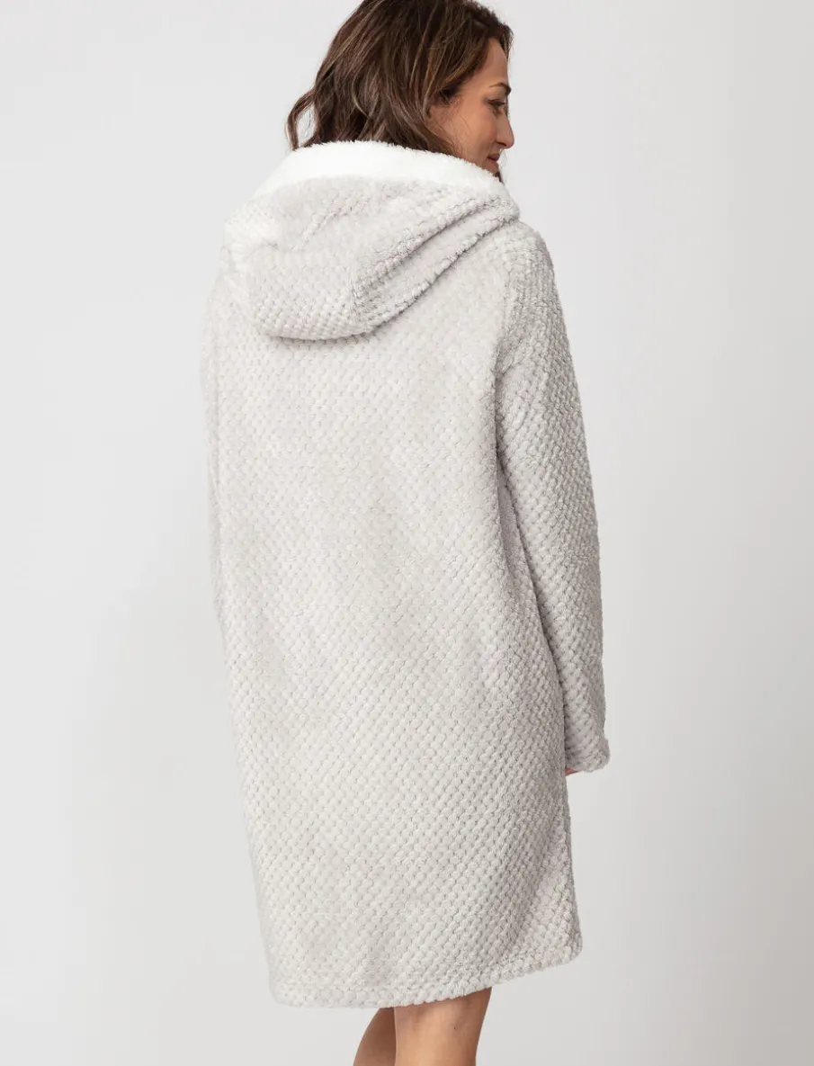 Plush Zip-up Bathrobe