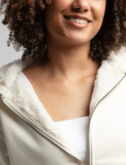 Plush-lined Zip-up Hoodie