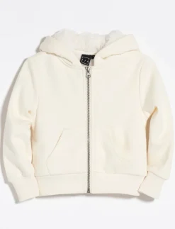 Plush-lined Zip-up Hoodie