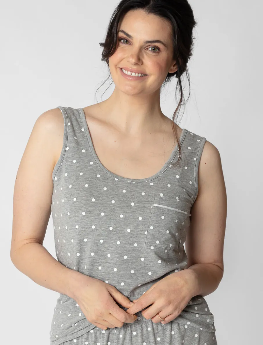 Polka-dot PJ Tank Top
