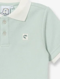 Polo Shirt with Contrasting Collar
