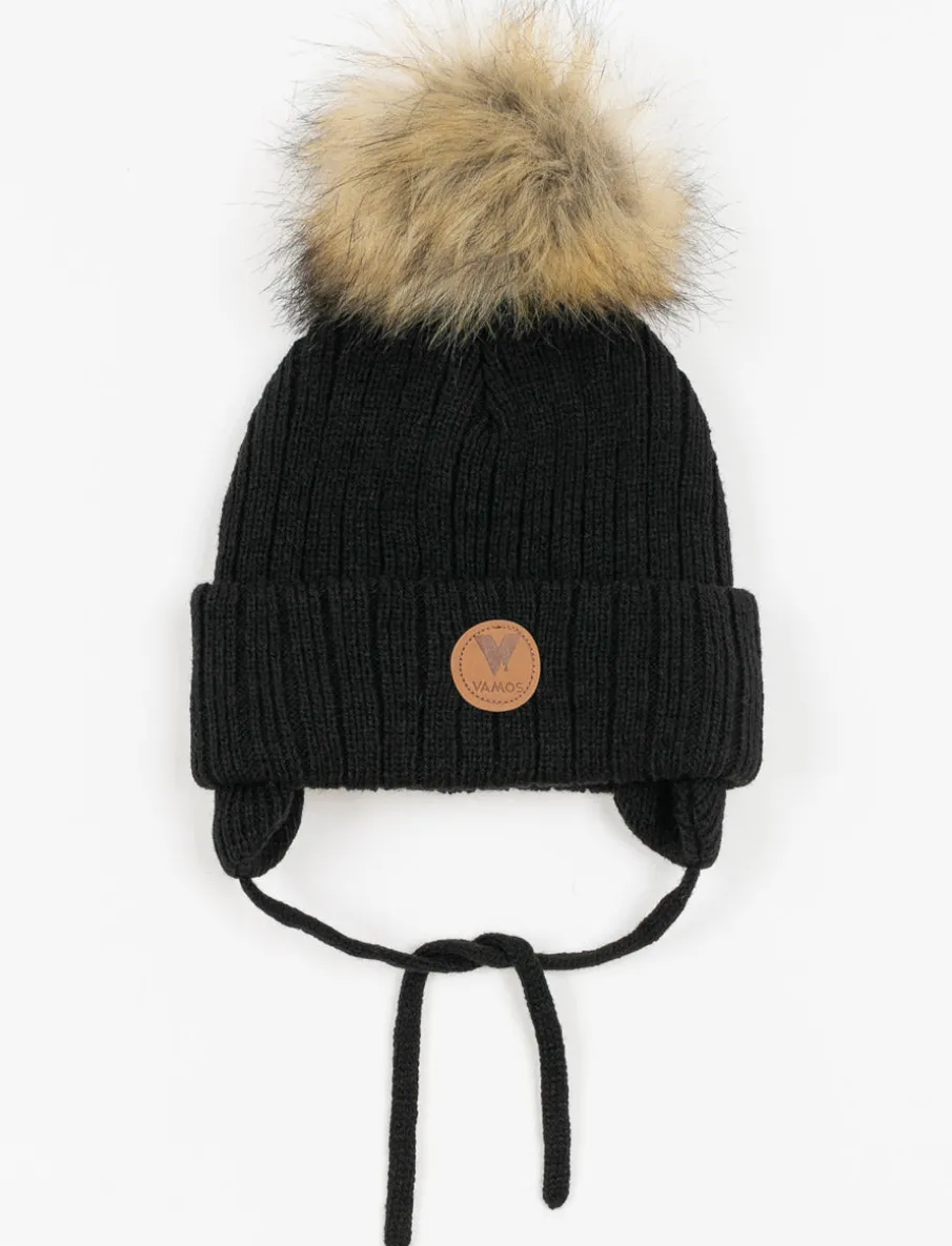 Pompom Cuffed Beanie - Baby
