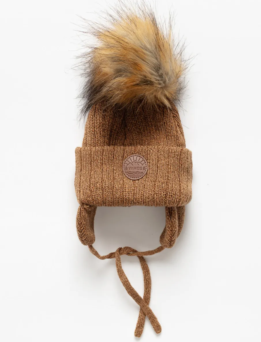 Pompom Cuffed Beanie - Baby