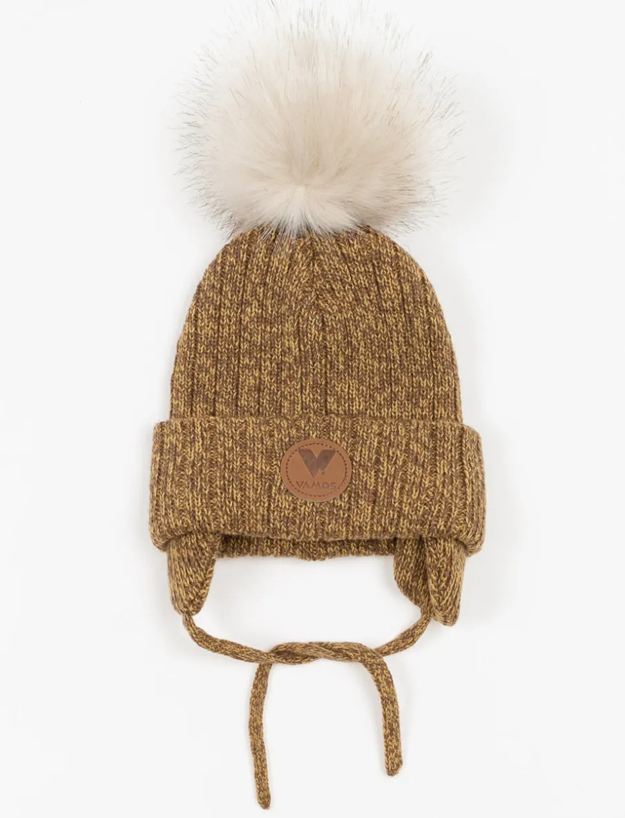 Pompom Cuffed Beanie - Baby