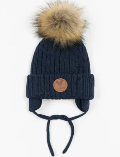 Pompom Cuffed Beanie - Baby