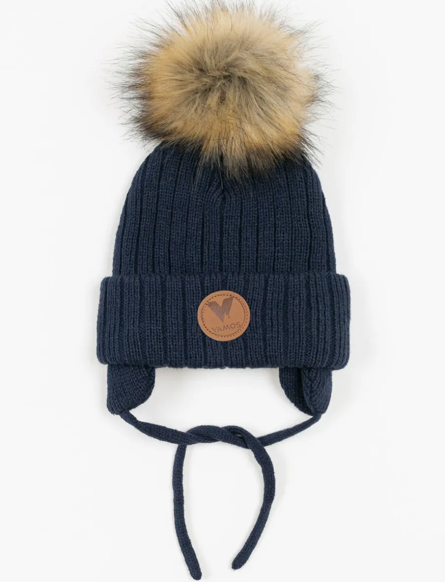 Pompom Cuffed Beanie - Baby