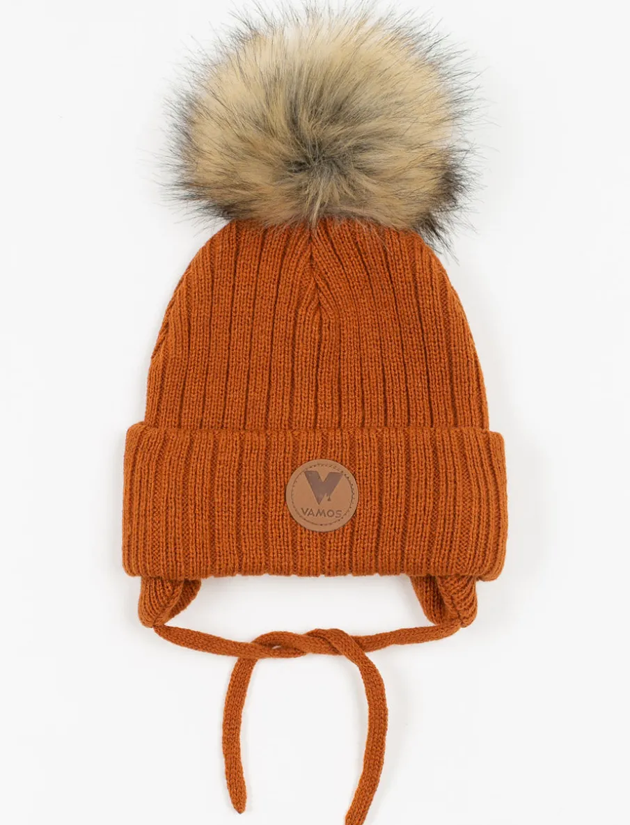 Pompom Cuffed Beanie - Baby