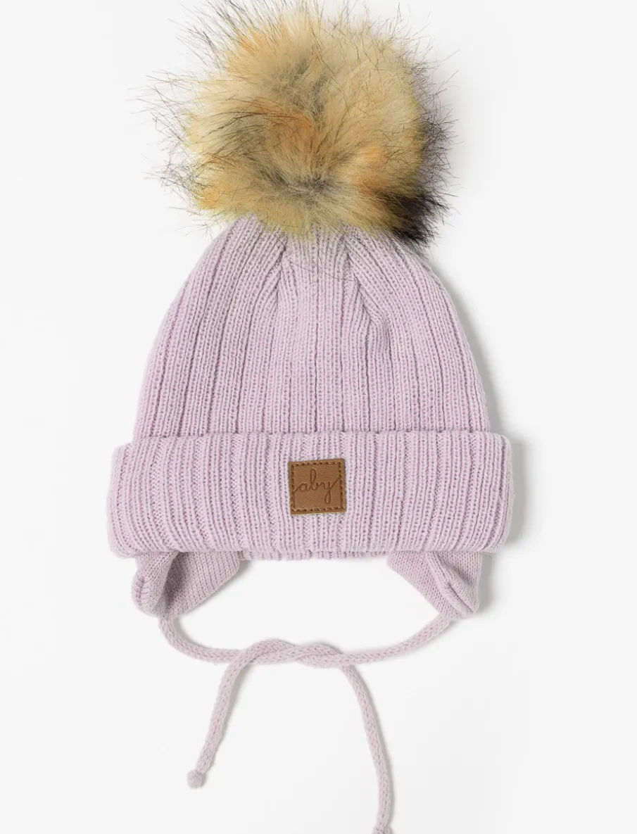 Pompom Toque with Ear Flaps - Children