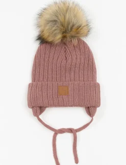 Pompom Toque with Ear Flaps - Baby