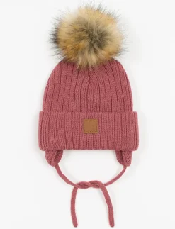 Pompom Toque with Ear Flaps - Baby