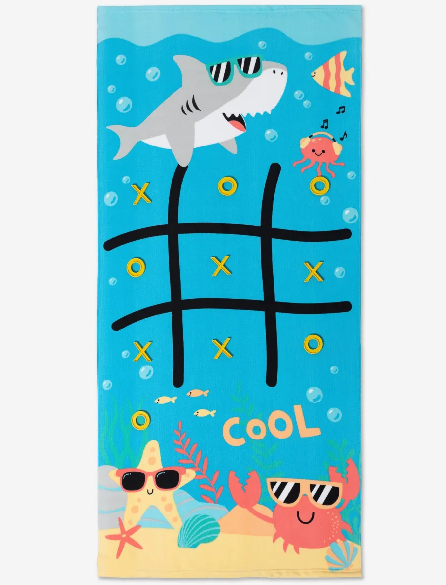 Printed Beach Towel + Accessories