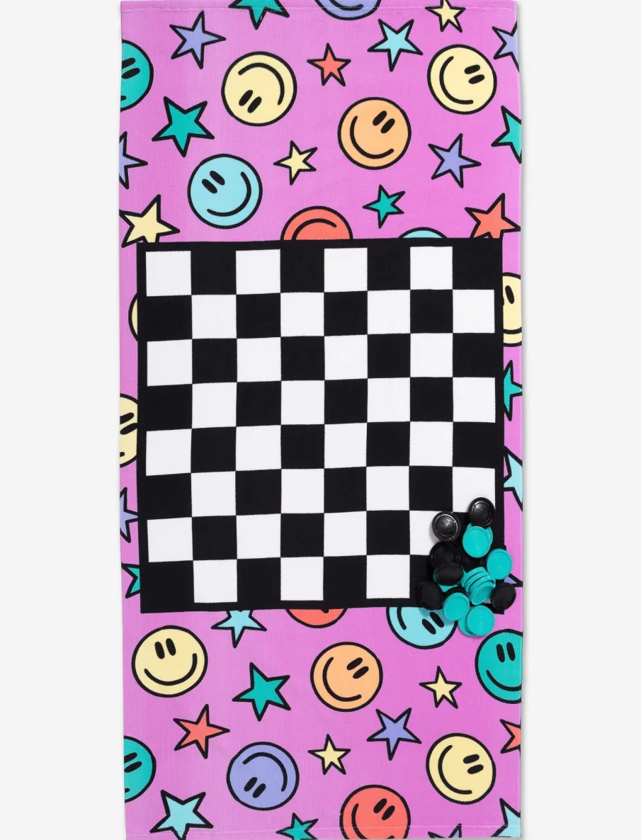 Printed Beach Towel + Accessories