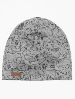 Printed Beanie - Children