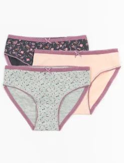 Printed Bikini Panties - Pack of 3