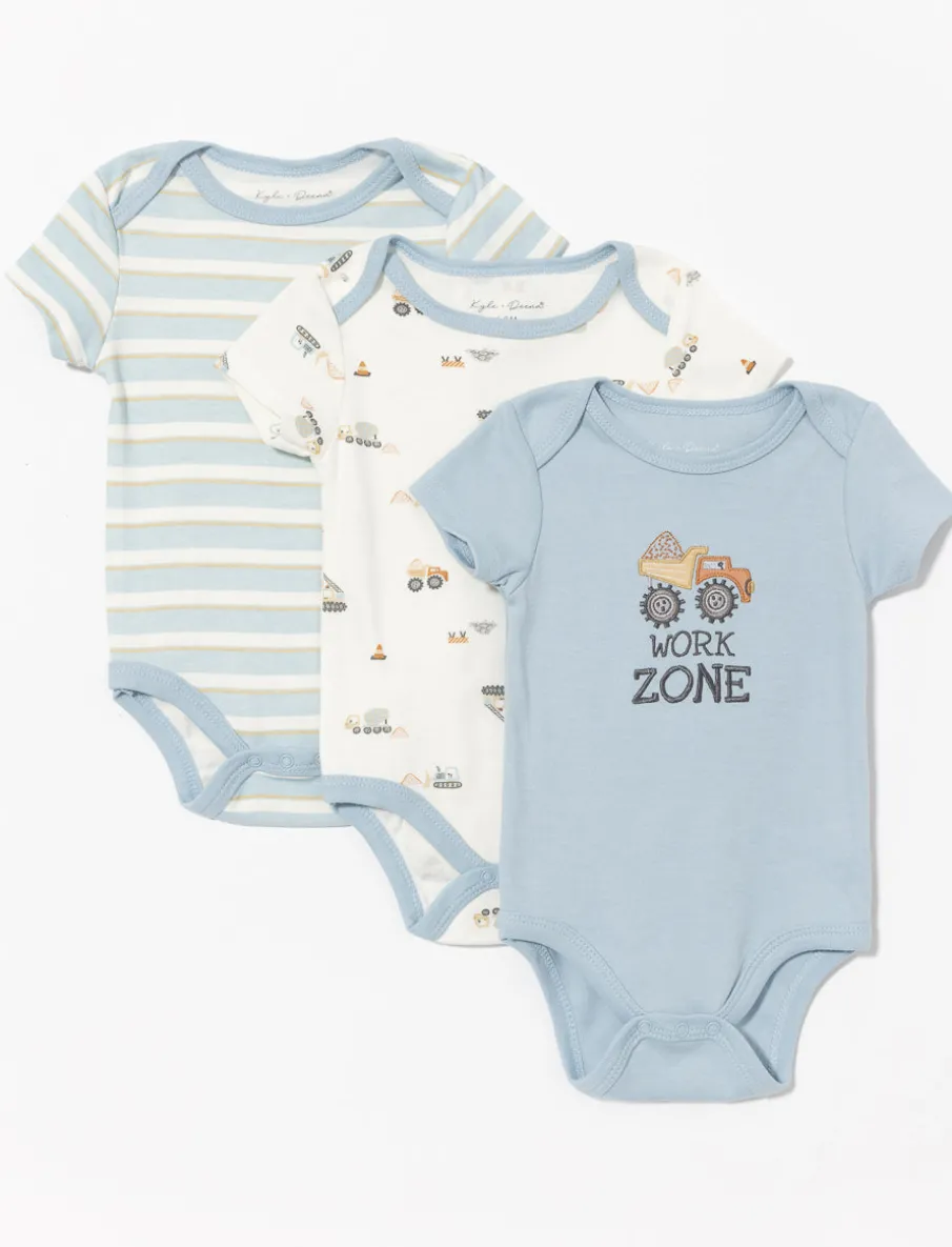 Printed Bodysuits - Pack of 3
