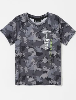 Printed Camo Sports T-shirt - Little Boy