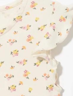 Printed Crew Neck Dress - Little Girls