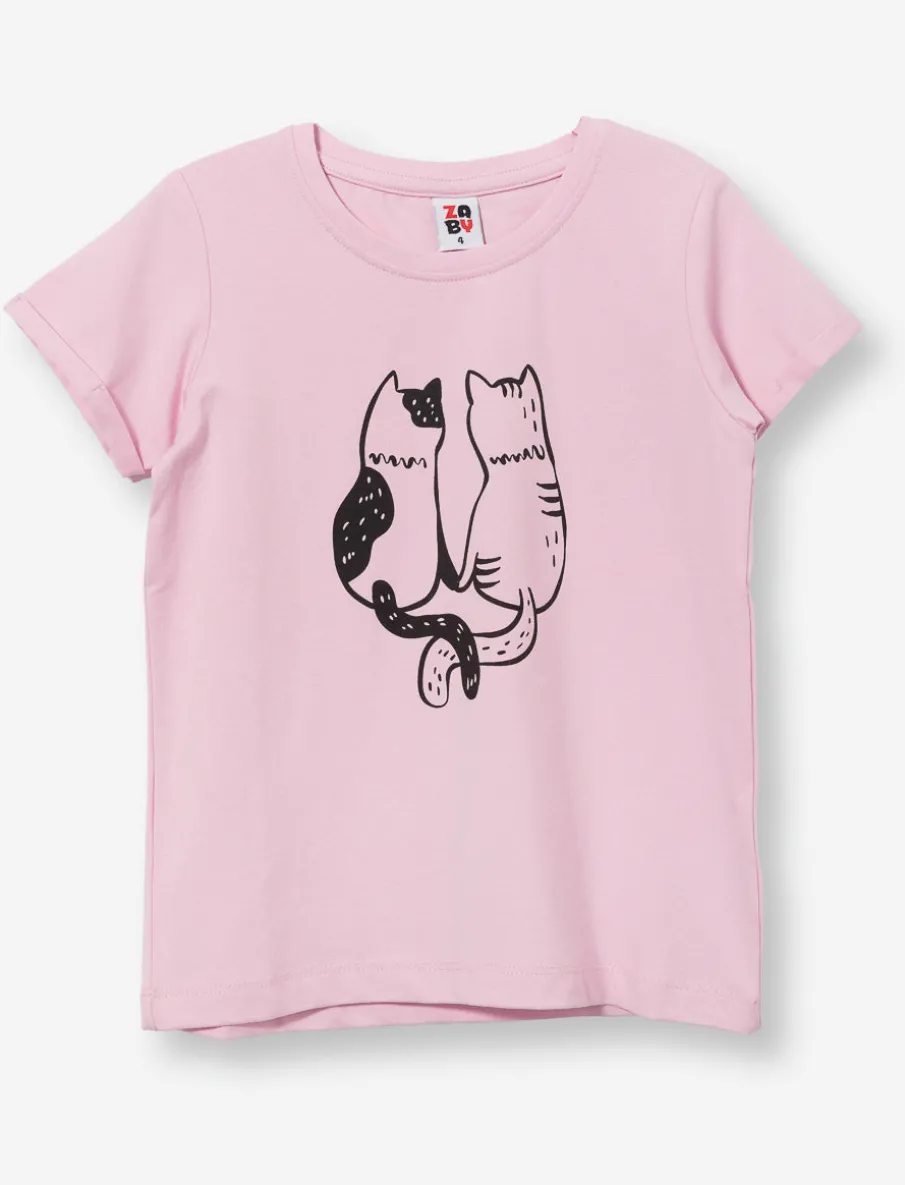 Printed Crew Neck T-Shirt