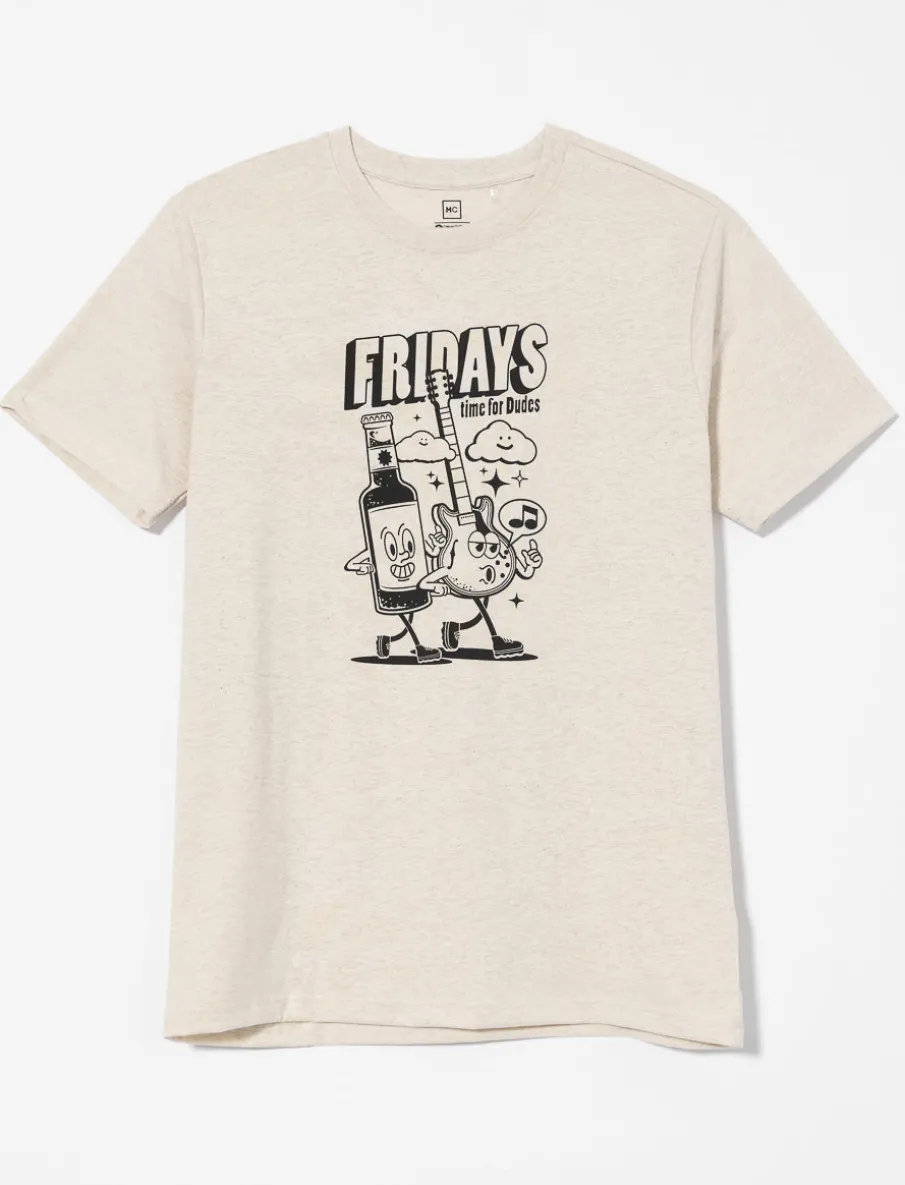 Printed Crew Neck T-Shirt
