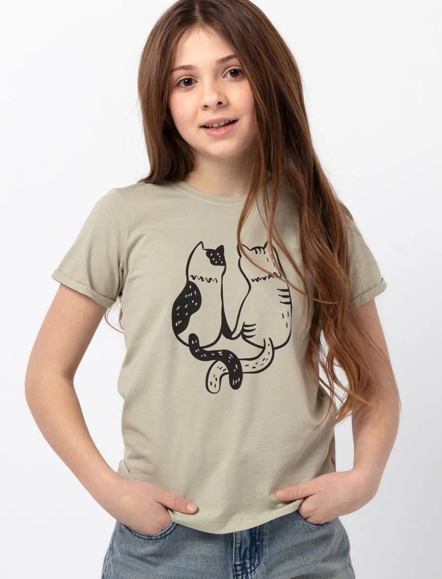 Printed Crew Neck T-Shirt