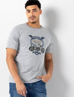 Printed Crew Neck T-Shirt