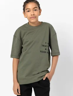 Printed Crew Neck T-Shirt