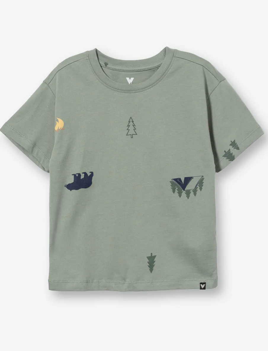 Printed Crew Neck T-Shirt