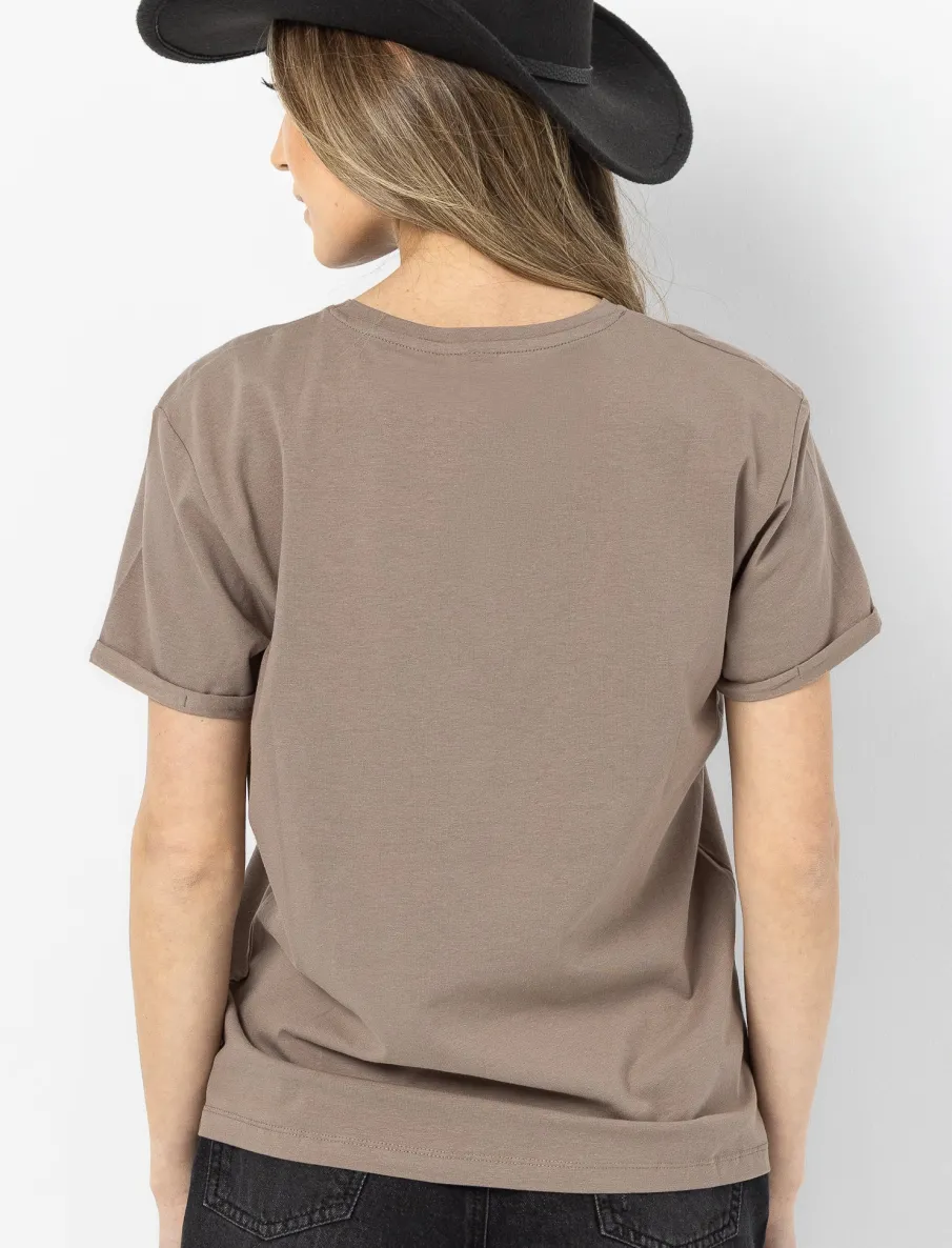 Printed Crew Neck T-Shirt