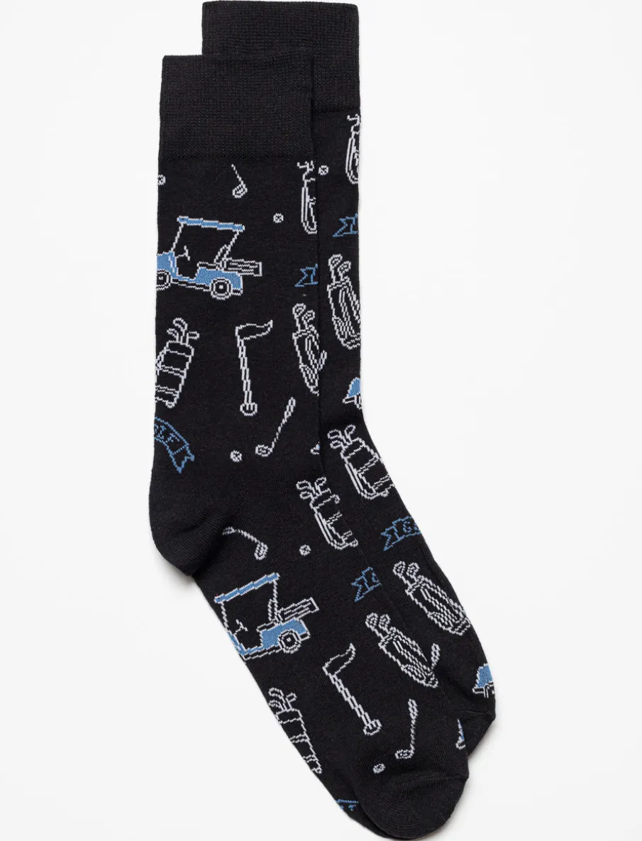 Printed Crew Socks