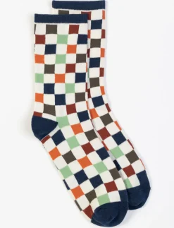 Printed Crew Socks