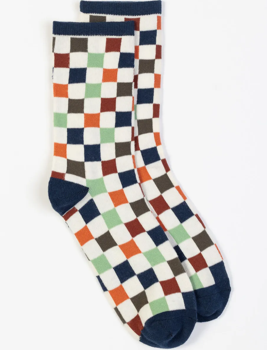 Printed Crew Socks