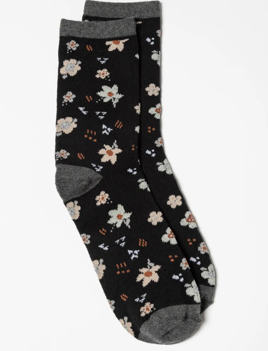 Printed Crew Socks