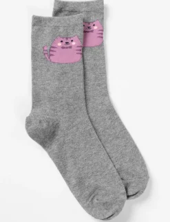 Printed Crew Socks