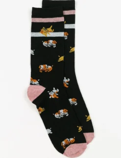 Printed Crew Socks