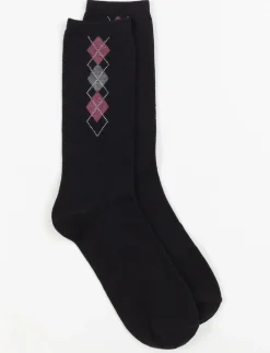 Printed Crew Socks