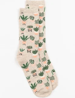 Printed Crew Socks