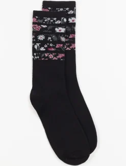 Printed Crew Socks