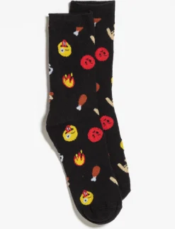 Printed Crew Socks