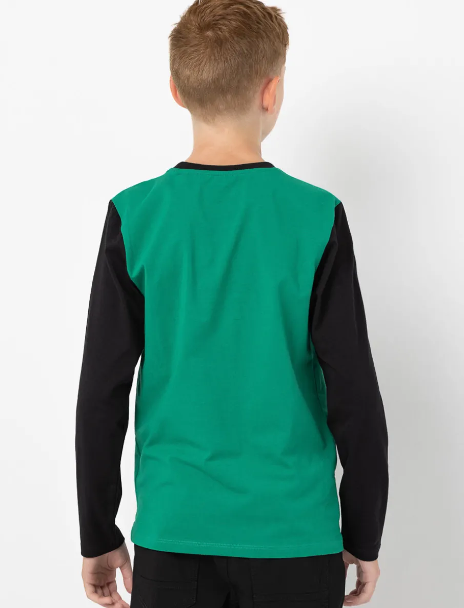Printed Crew-neck Long-sleeve T-shirt
