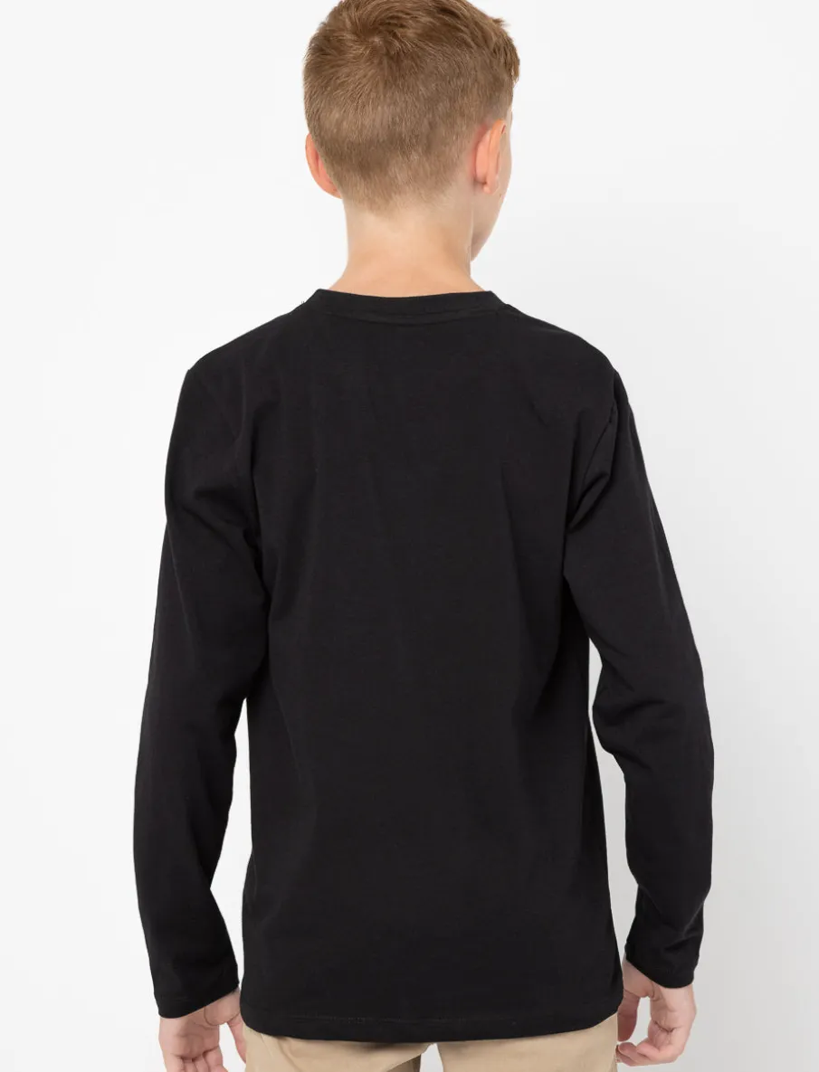 Printed Crew-neck Long-sleeve T-shirt