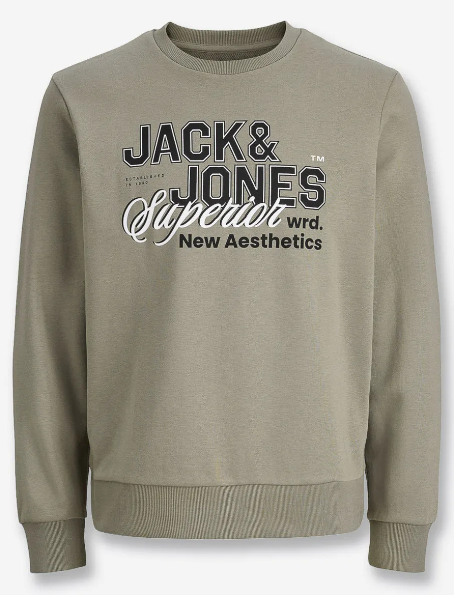 Printed Crew-neck Sweatshirt