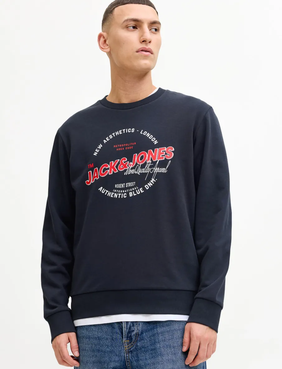 Printed Crew-neck Sweatshirt