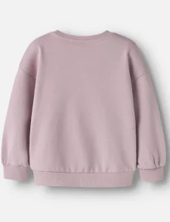Printed Crew-neck Sweatshirt - Little Girl