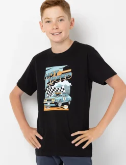 Printed Crew-neck T-shirt