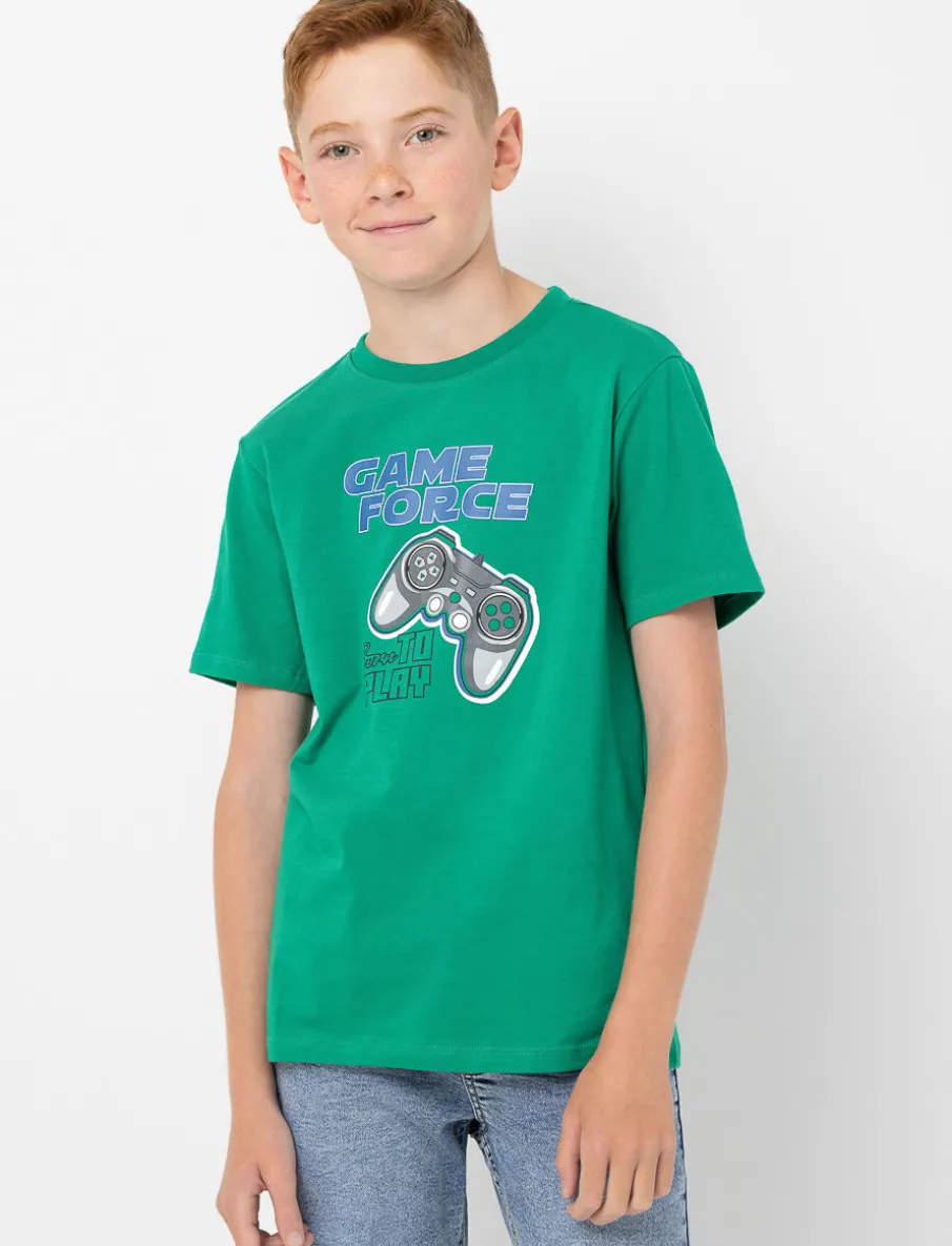 Printed Crew-neck T-shirt