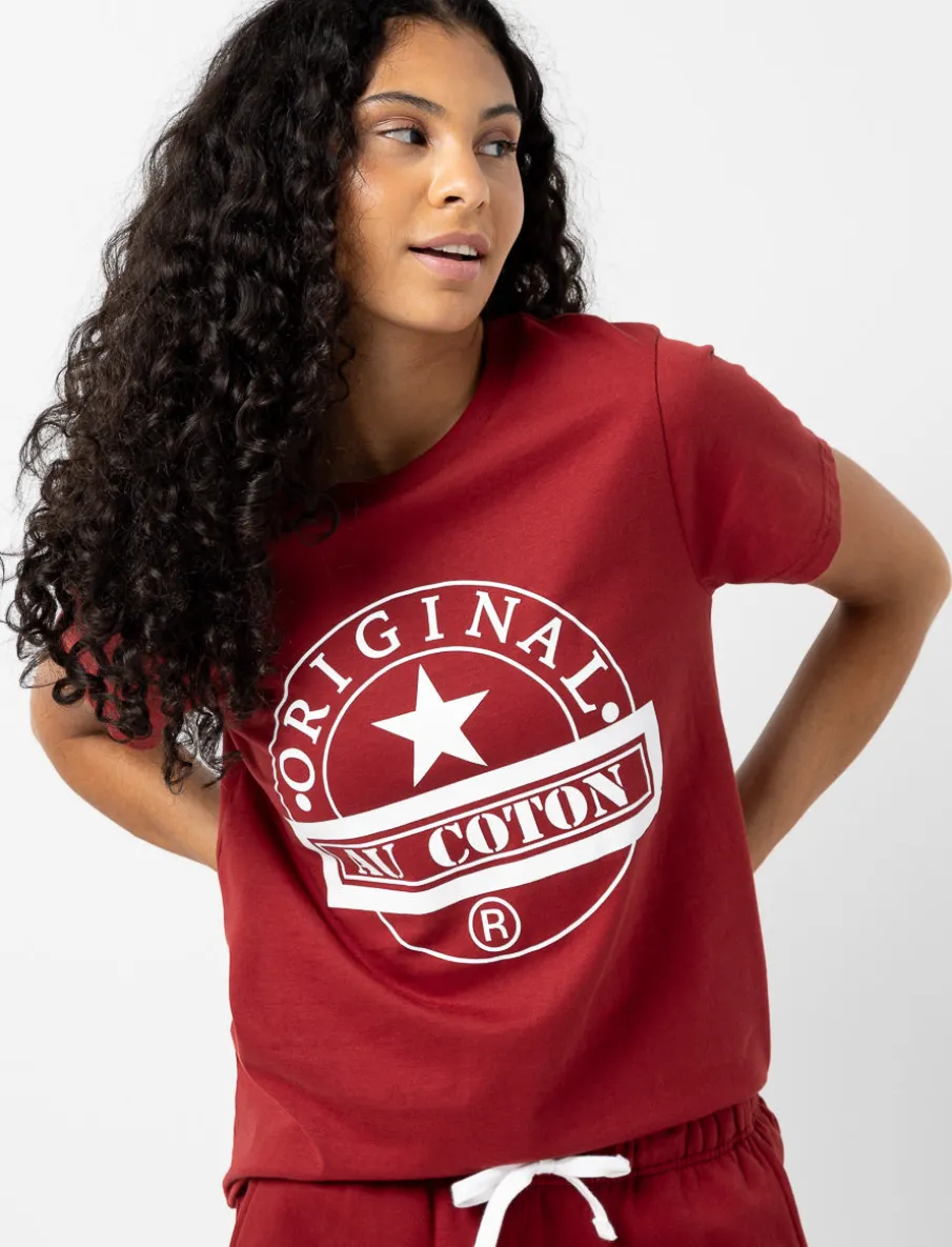 Printed Crew-neck T-shirt